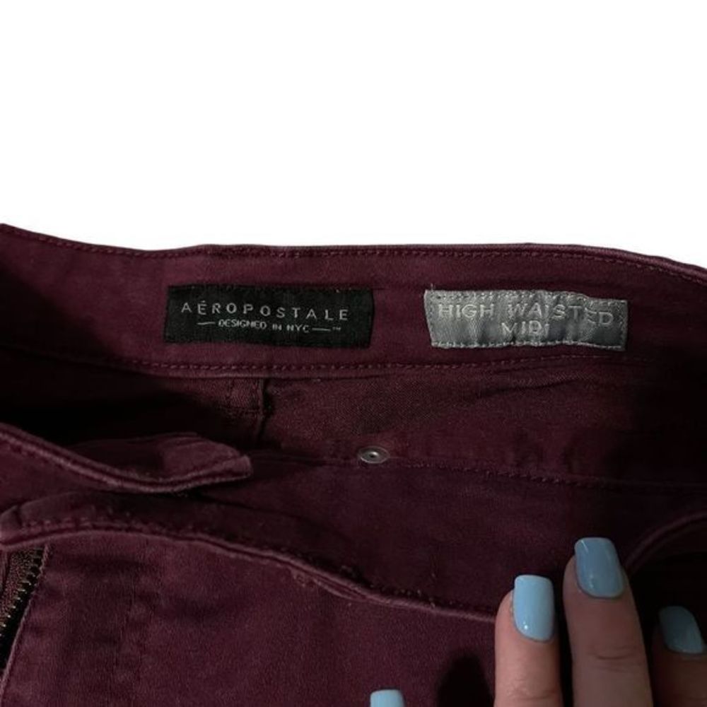 Aeropostale High Waisted MIDI Shorts size 6 - Picture 4 of 5